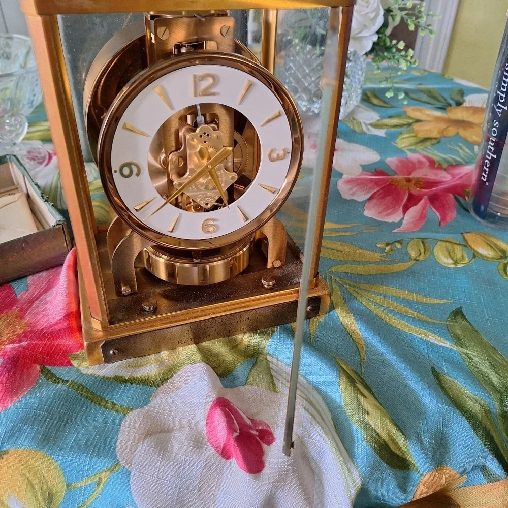 Atmos Clock Jaeger Lecoultre Gold 1958
